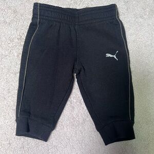 Puma Kids Black Jogger Pants
